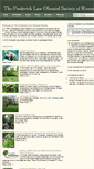 Mobile Screenshot of olmstedsociety.org